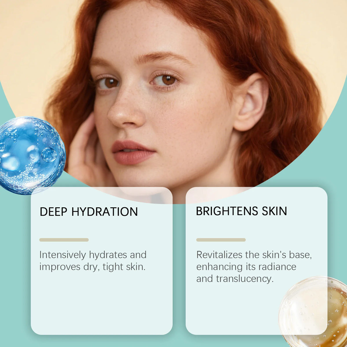 Hoygi Hyaluronic Acid Moisturizing Cream Hydration Glowing Skin Nourishing Anti Wrinkle Lightweight Mild Multi Effect Face Cream