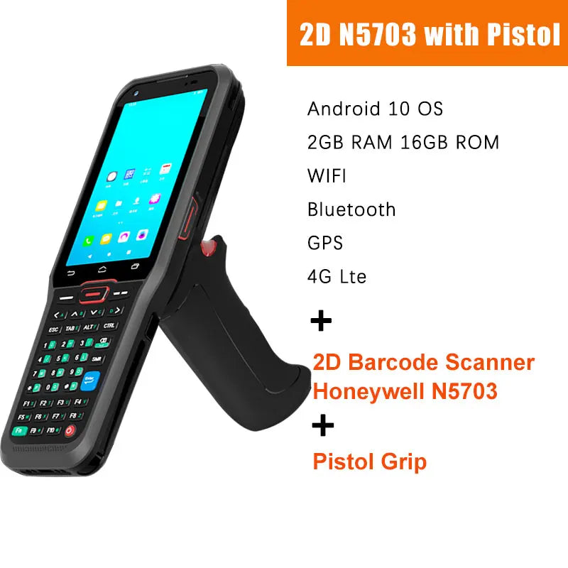 Rugged Android PDA Handheld Terminal GSM 4G WiFi NFC Barcode Scanner for Inventory Logistics Warehousing Data Collection N41
