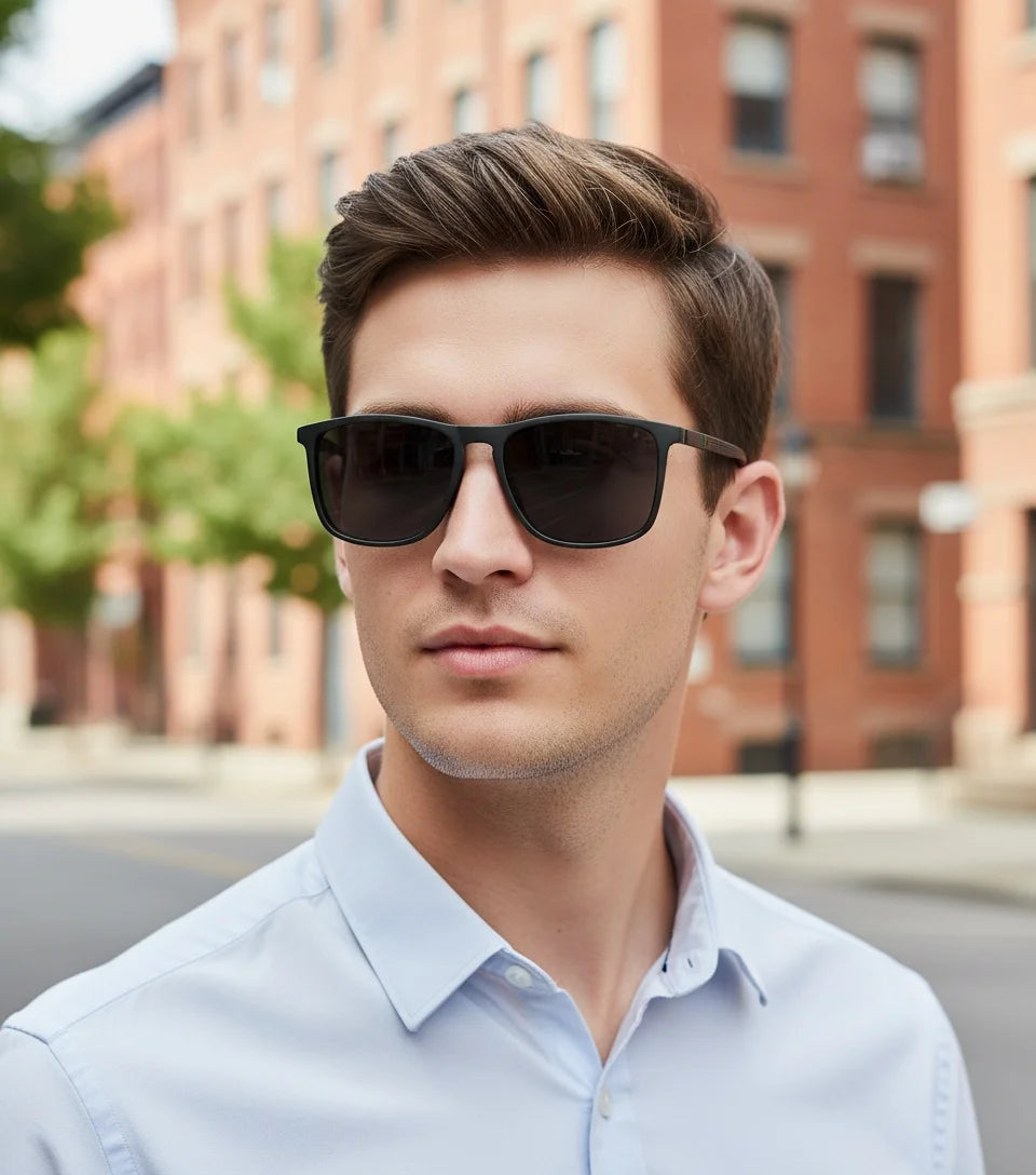 New Style Sun Glasses Driving Glasses Fashionable Square Sun Glasses Men And Women Anti-ultraviolet Sunglasses 1166