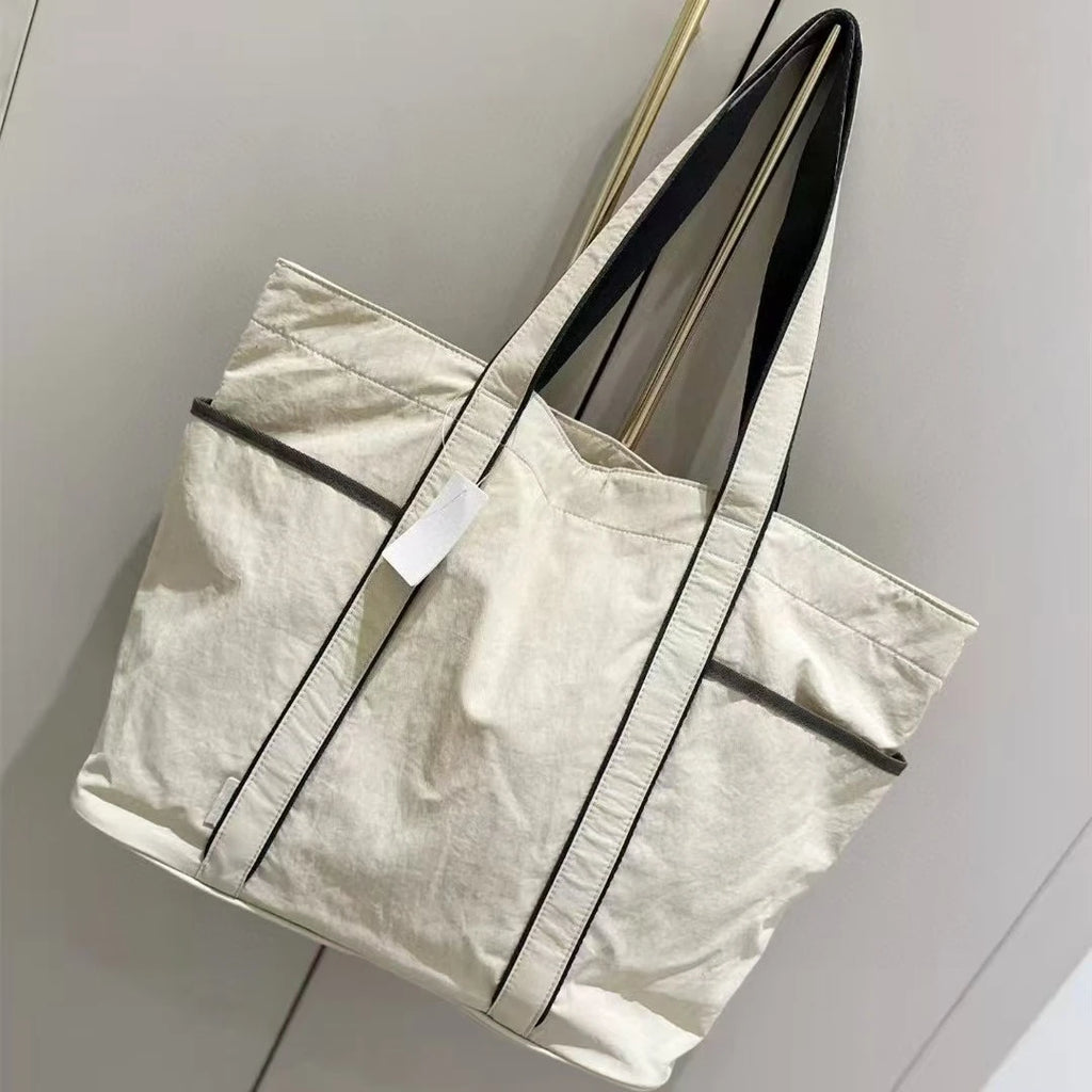 Lemon Casual Yoga Sports Single Shoulder Bag multi-pocket waterproof canvas bags 20L large capacity yoga tote bag handbag