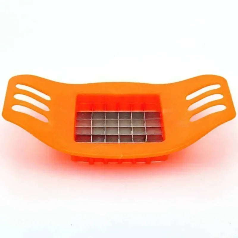 New Stainless Cutter Slicer Masher Steel Potato Vegetable Cutting Device Square Slicers Cut Fries Kitchen Tool Cooking Gadgets
