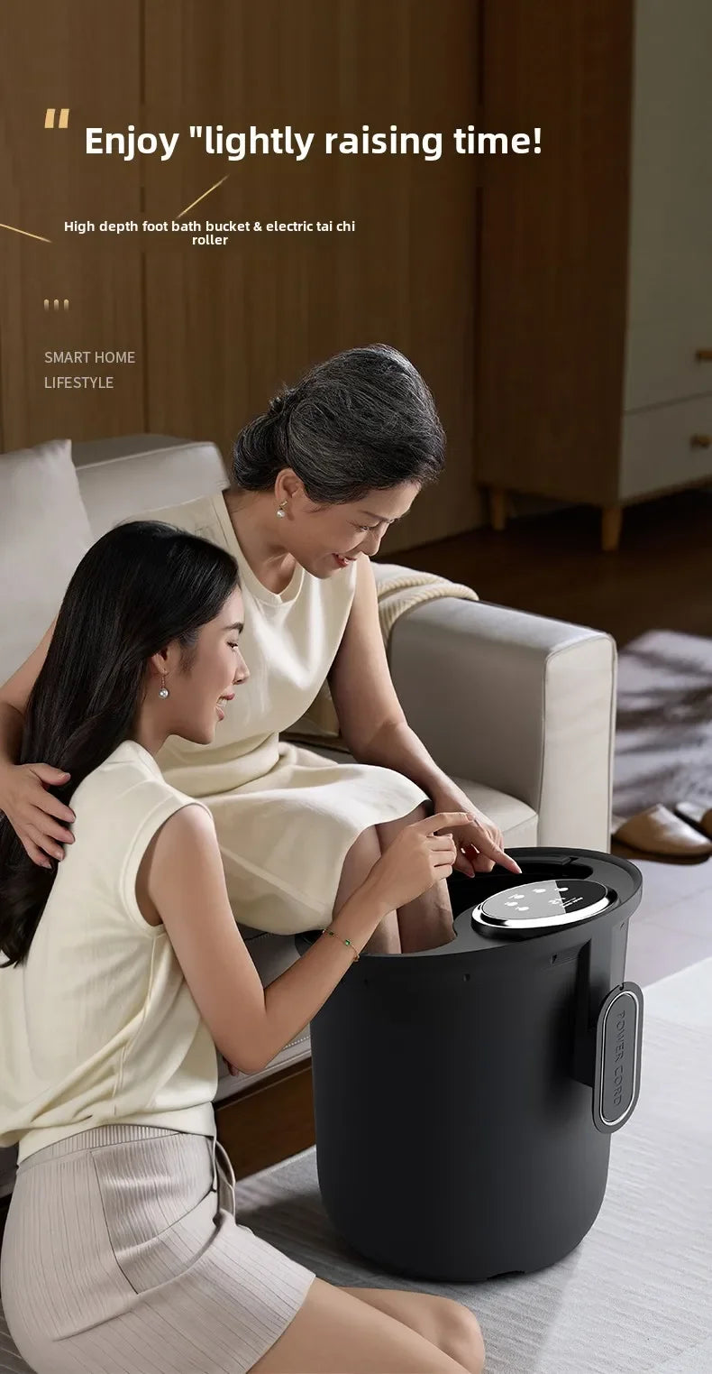 Fully Automatic Constant Temp Massage Foot Bath Tub Household Relax Foot Soak Basin