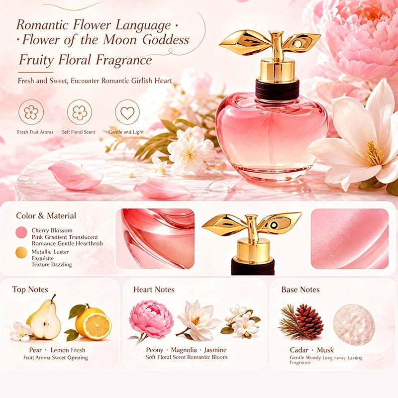 Creative Butterfly-shaped Perfume 35ml Citrus Vanilla Jasmine Luxury Eau De Toilette Women's Long-lasting Charming Fragrance