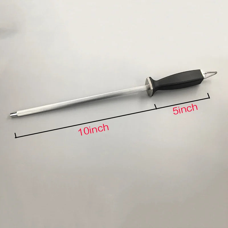 Diamond Sharpening Rod Tungsten Steel Carbon Steel  Kitchen Gadgets Slaughterhouse Butcher Ceramic Household Knife Sharpener