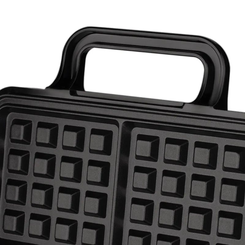 Mini Automatic 1200W 4-Slice Dual Zone Non-Stick Eco-Friendly Belgian Waffle  Machine for  Use W002