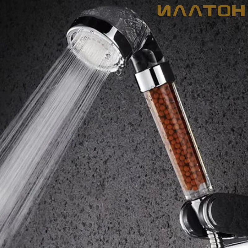 crystal Anion spa Hand hold Bathroom hand shower shower head Filter Pressurize Saving Water. Bathroom Accessories YT-5103
