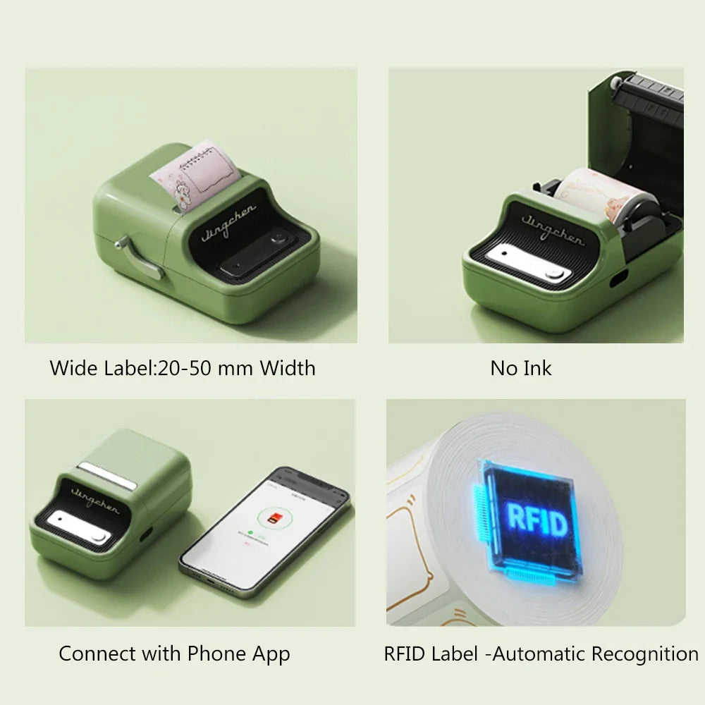 Niimbot B21Pro 300DPI Mini Portable Printer Adhesive Photo Label Printer Print Width For Photos Receipts Business Label Make