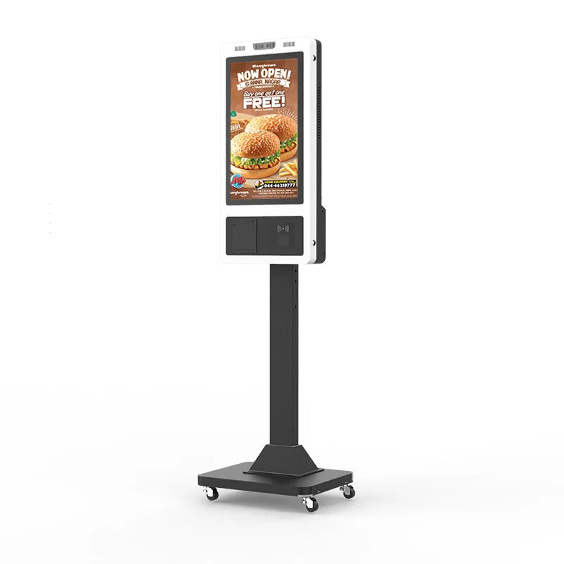 Self-service cash register coffee milk tea shop vertical large screen ordering machine supermarket scenic spot self-service end
