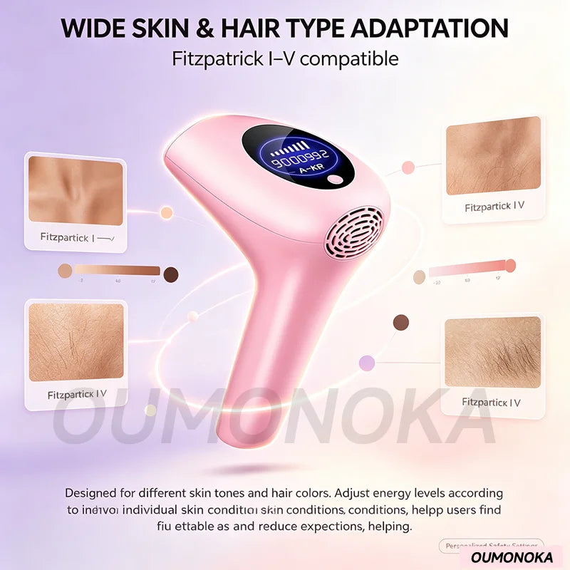 IPL Permanent Laser Epilator  Beauty Women's Shaver Bikini Care Appliances Facial Massage Photoepilator Choice Laser Hair Remova