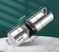 Universal Shower Head Holder Adjustable Showers Head Holder Clamp with Rotation for Bathroom Rail Mounting Shower Head