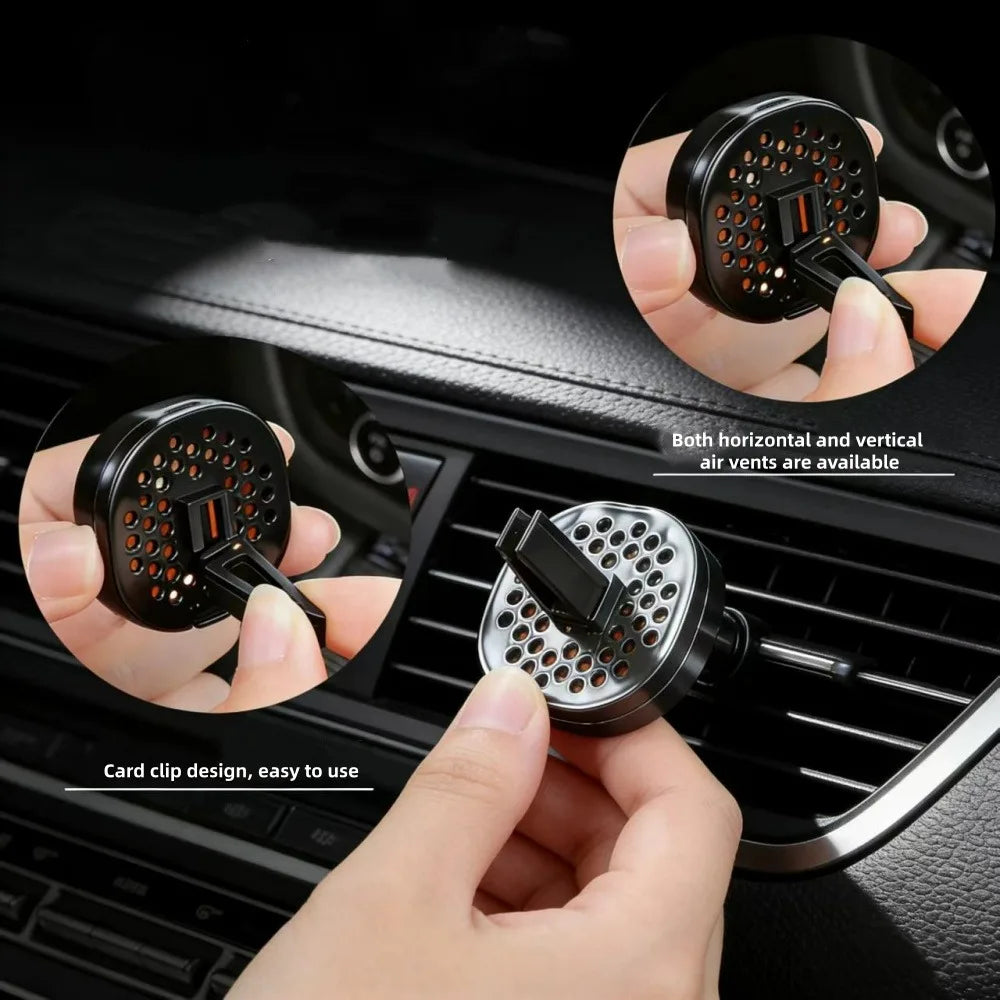 Car Air Vent Perfume Long-lasting Fragrance Air Purifiers Powerful Odor Eliminator Essential Oil Alcohol-free Car Accessories