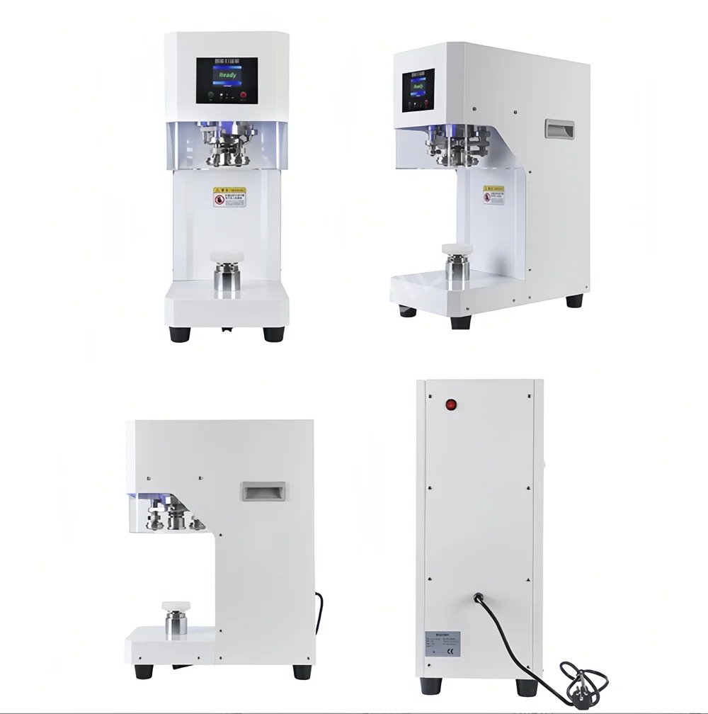 Fully Automatic Can Sealing Machine Commercial Plastic Can Capping  Aluminum Cap Milk Tea Shop Cup  Sealing Machine
