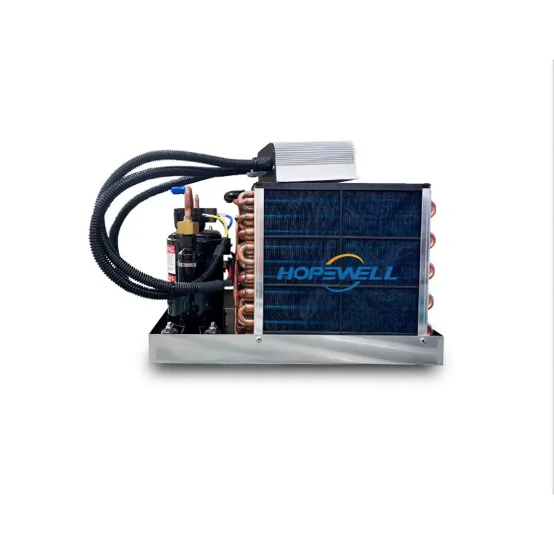 12V DC Self-Contained Marine Chiller with GMCC Compressor 3500BTU for Yacht Boat Air Conditioning Cooling System
