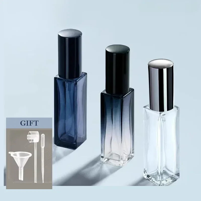 3PCS 10ml 20ml Perfume Spray Bottle Empty Glass Atomizer Travel Cosmetic Bottl Sample Vials Refillable Drop Shipping Wholesale