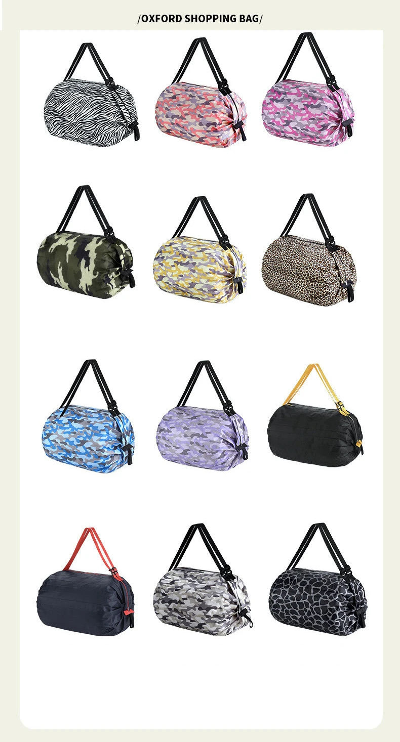 Portable Shopping Bag Large Capacity Foldable Storage Shoulder Bag Travel Handbags With Handle Outdoor EDC Camp Beach Bag