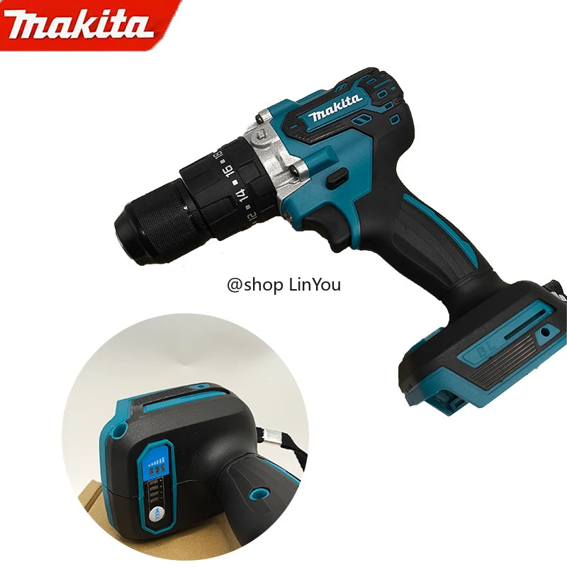 MAKITA 18V lithium electric rechargeable hand drill  DDF487 13mm without battery