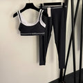 2026 Summer New Yoga Sports Suit Sling Vest Elastic Small Foot Leggings