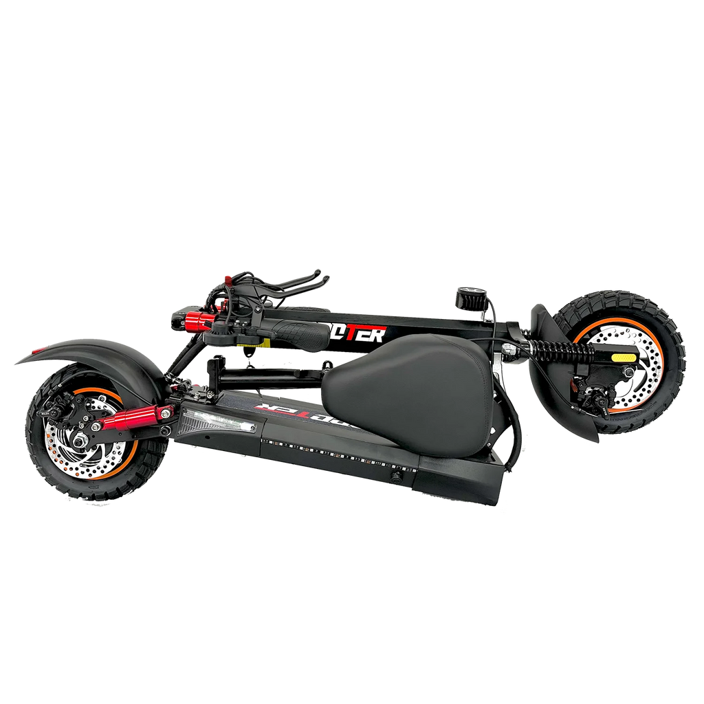 800W Powerful Electric Scooter 48V 13Ah Max Speed 45km/h Long Range 10'' Tires Dual Shock Absorbing Folding EScooter for Adults