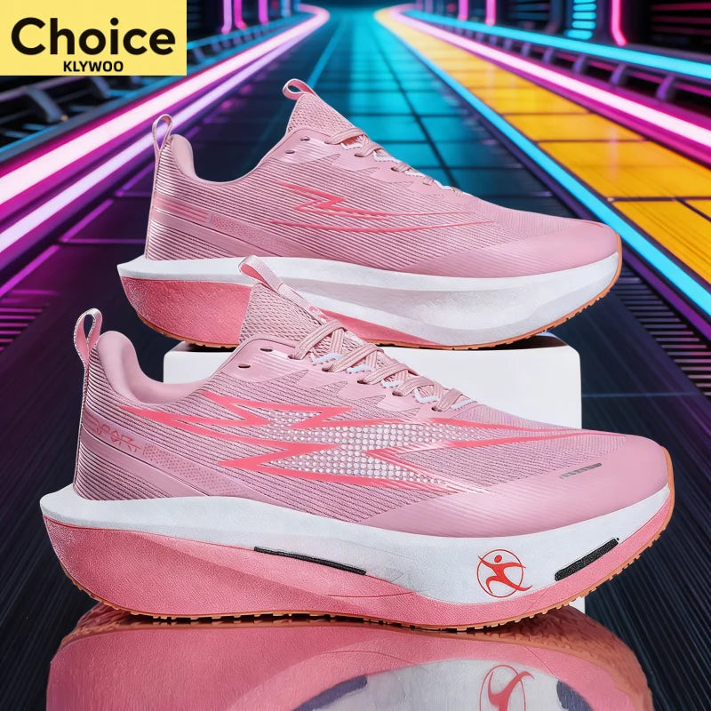Running Shoes Carbon Board Speciality Marathon Men Sports Tenis Breathable Lightweight Womens Comfortable Nonskid Brand Sneakers - Beauty