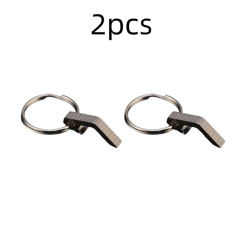 3 styles Portable Mini Bottle Opener Stainless Steel Titanium Alloy Key Ring Carry Easily Bar Tool Kitchen Gadgets
