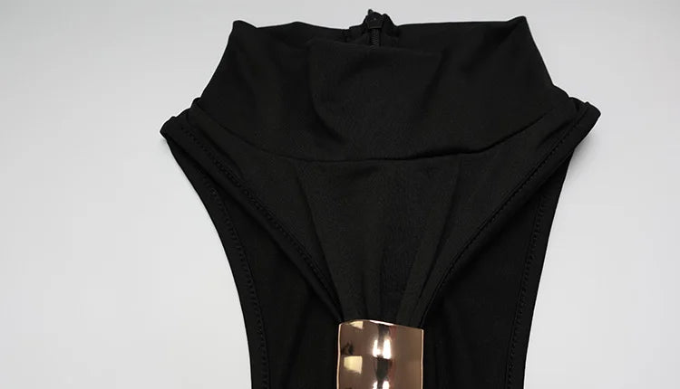 CNYISHE Solid Halter Elegnt Sleeveless Evening Party Women Dresses Hip Wrap Sexy Club Fashion Outfits Female Vesstidos Robes
