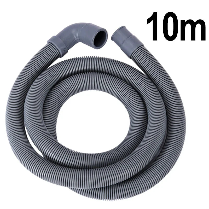 10M Drain Pipe Washing Machine Dishwasher Drain Waste Hose Extension Pipe Hose Wash Machine Accesories