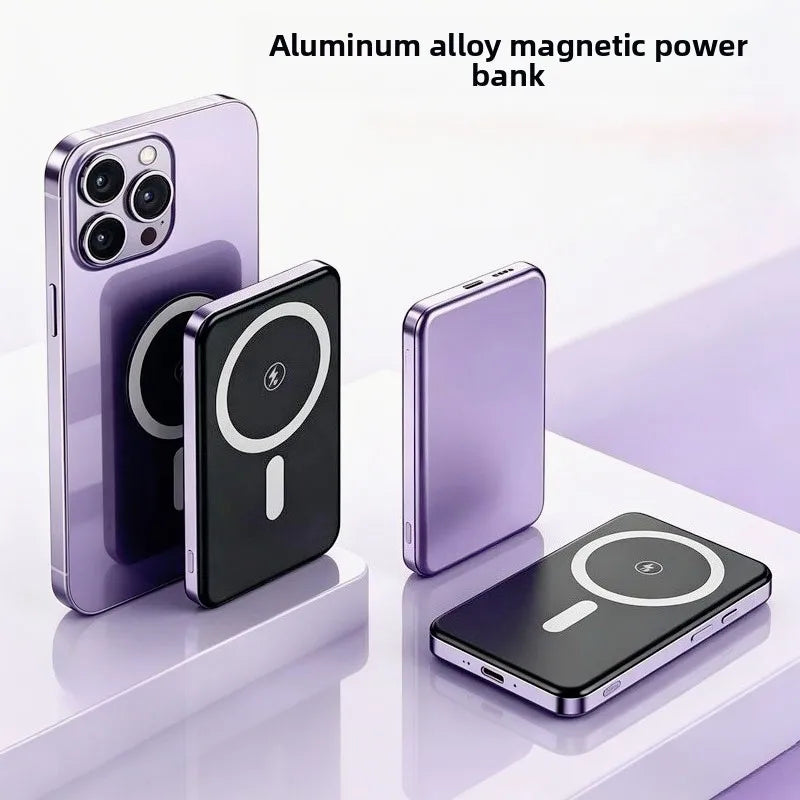 Taepiaai 20000mAh Magnetic Wireless Power Bank Ultra Thin Portable CCC Certified Super Fast Charging Pack for MagSafe for Iphone