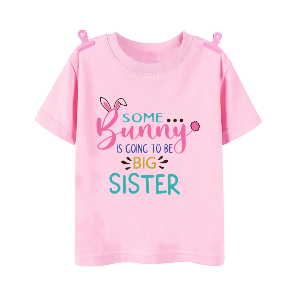 Happy Easter Bunny Print Kids Shirt Easter Party Boys Girls Outfit T-shirt Child Holiay Clothes Children Short Sleeve Shirts Tee Beauty