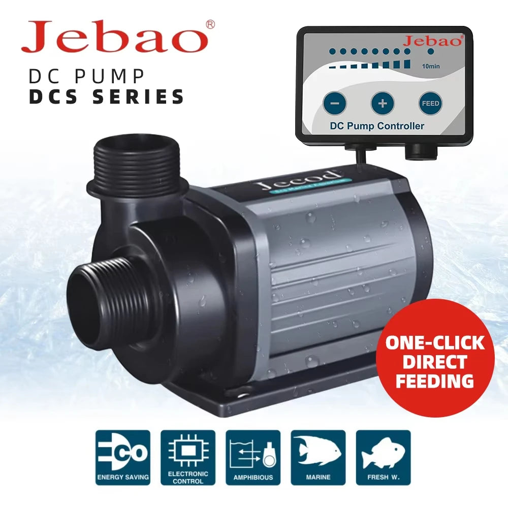 Jecod Jebao 100-240V DC Marine DC Submersible Pump Super Quite Circulation Return Pump 10 Speed Flow Adjustment