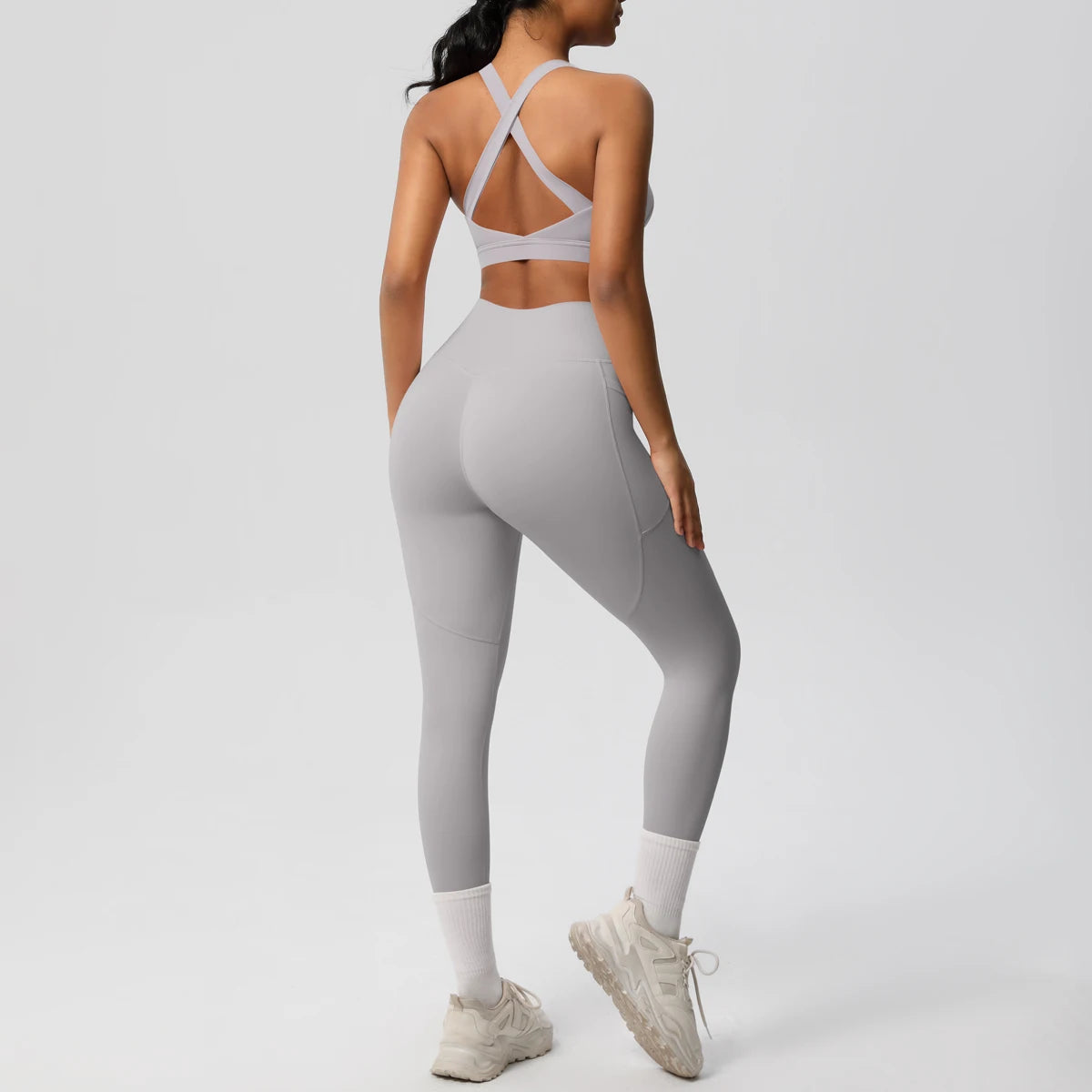 Yoga Suit Sports Set Womens Sportswear Sports Women's Yoga Bra Tummy Control Slimming Booty Leggings Women's Tracksuit