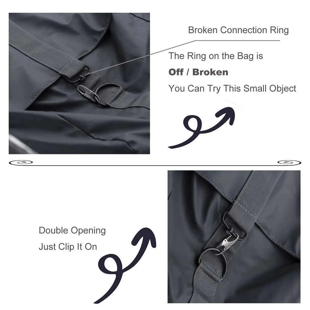 4/8/12/24Pcs Anti Theft Zipper Clips Double Opening Small Carabiner Clips, Elegant Zinc Alloy Zipper Pull Replacement for Travel
