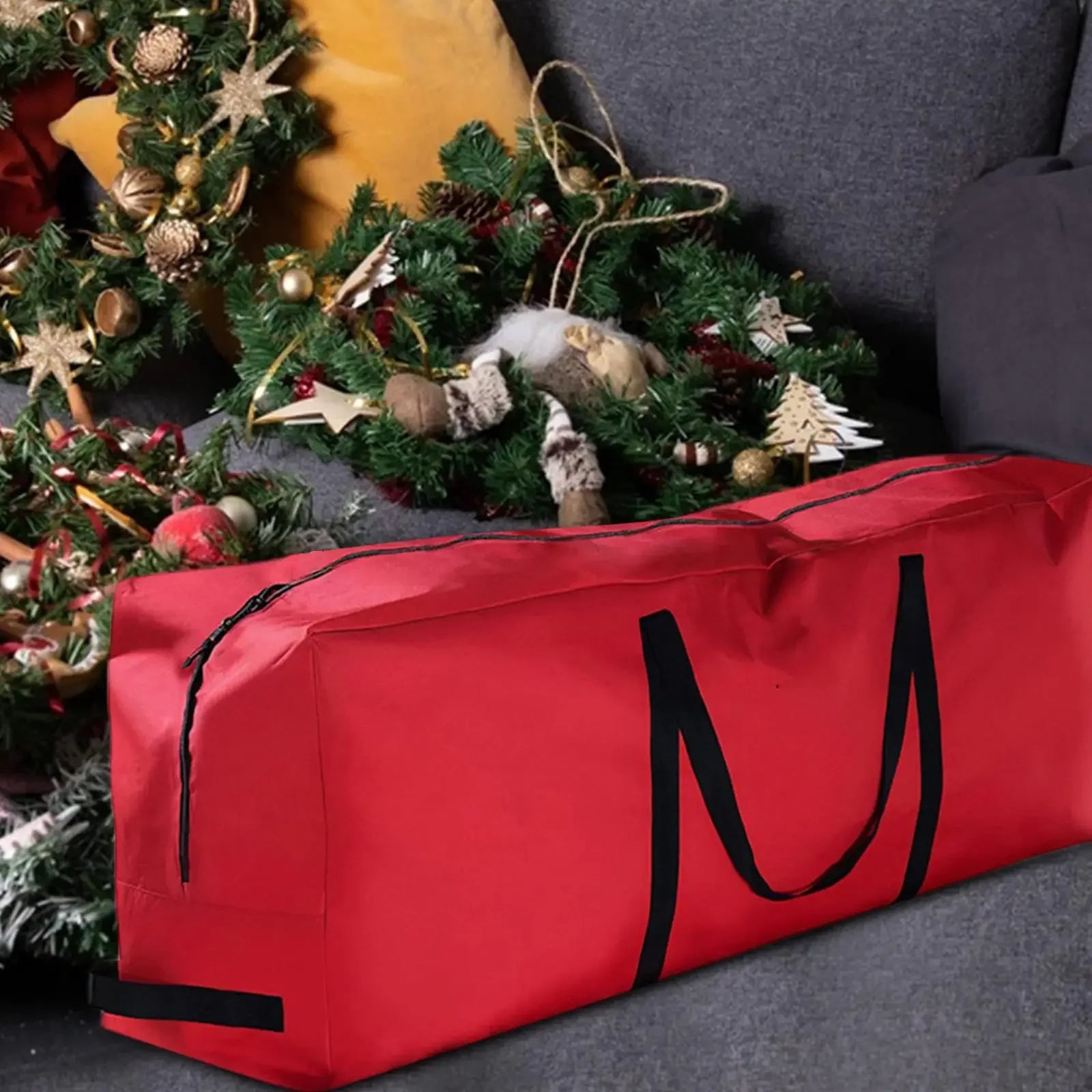 Christmas Tree Storage Organizer Bag Waterproof Christmas Xmax Decoration Storage Bag Household Dustproof Debris Storage Bag