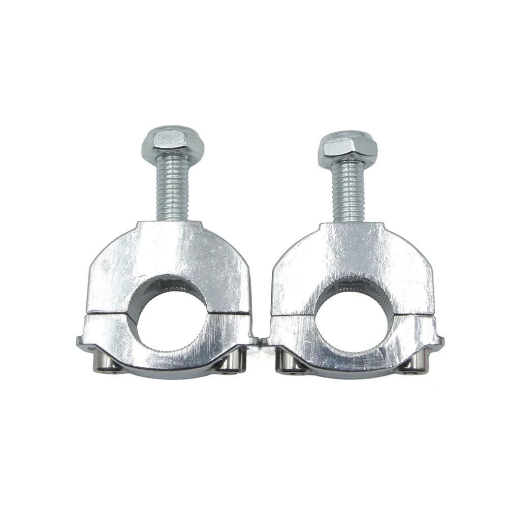 Motorcycle 7/8'' 22mm Handlebar Bar Risers Mount Bracket Clamp Taper For 47 49cc Engine 2 Stroke Pocket Bike Mini Dirt Bike Part