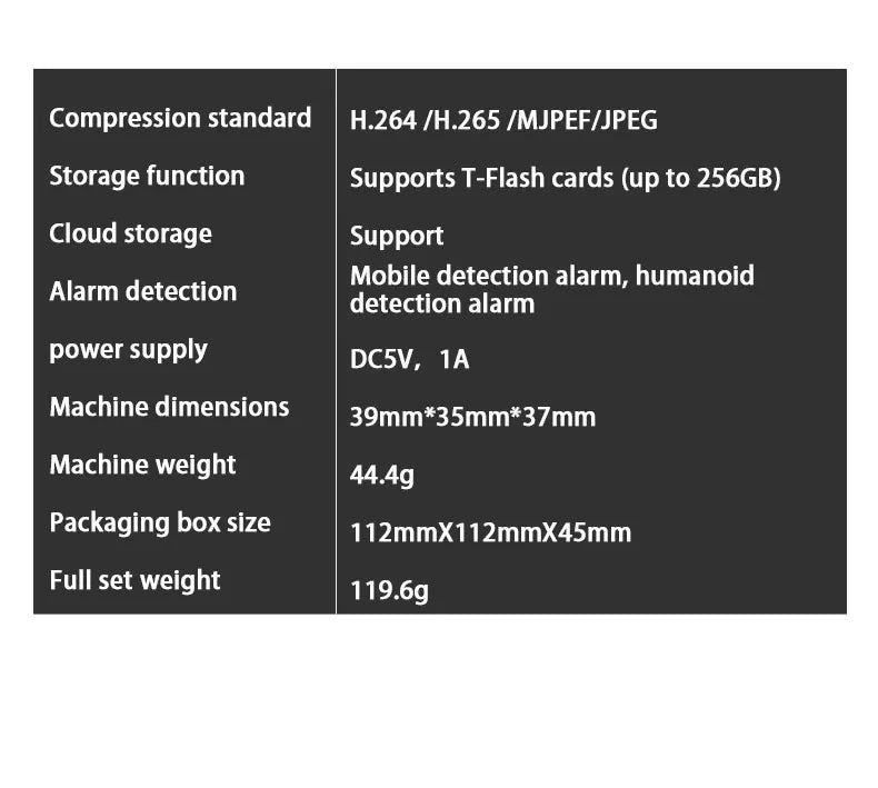 HD Mini Wireless WiFi Infrared Night Camera Home Indoor Wireless Remote Monitoring Camera Remote Network Portable Security Camer