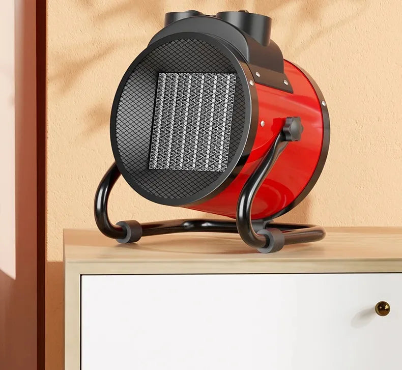 2000W Portable Space Heater with Fan Adjustable Thermostat 2 Heat Settings Fan Mode Overheat Tip-Over Protection for Home Office