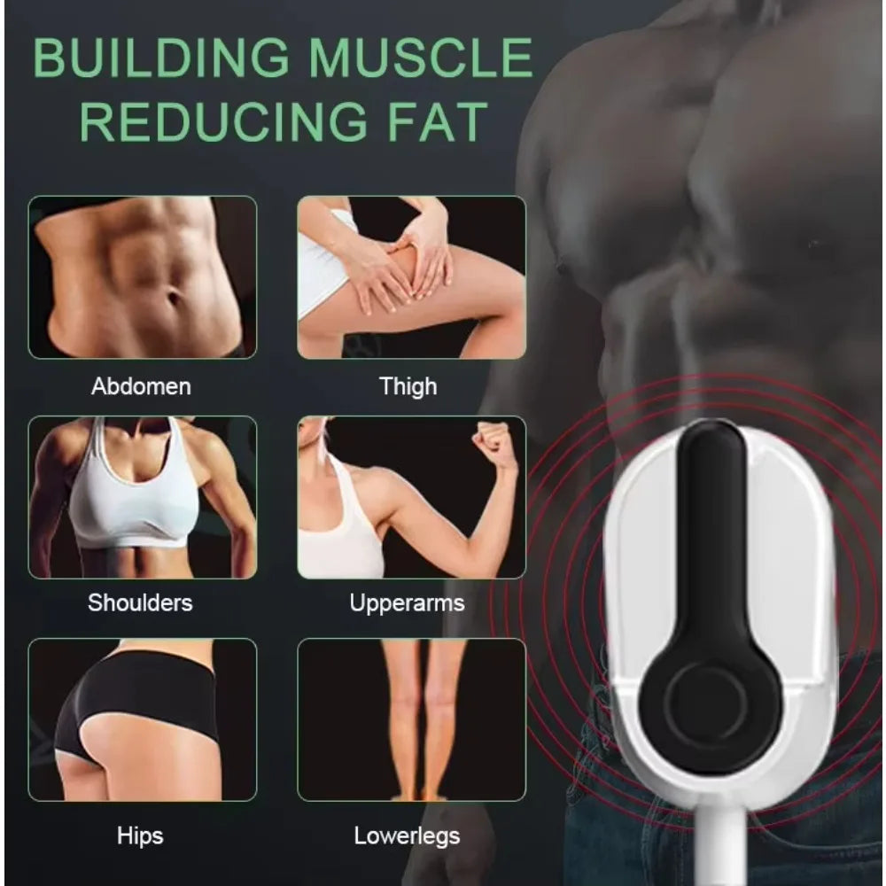 Desktop EMS NEO Sculpting Machine with 3MHz-RF US Plugs for Home Use Body & Legs/Arms Muscle Build Hiemt Muslce Stimulation