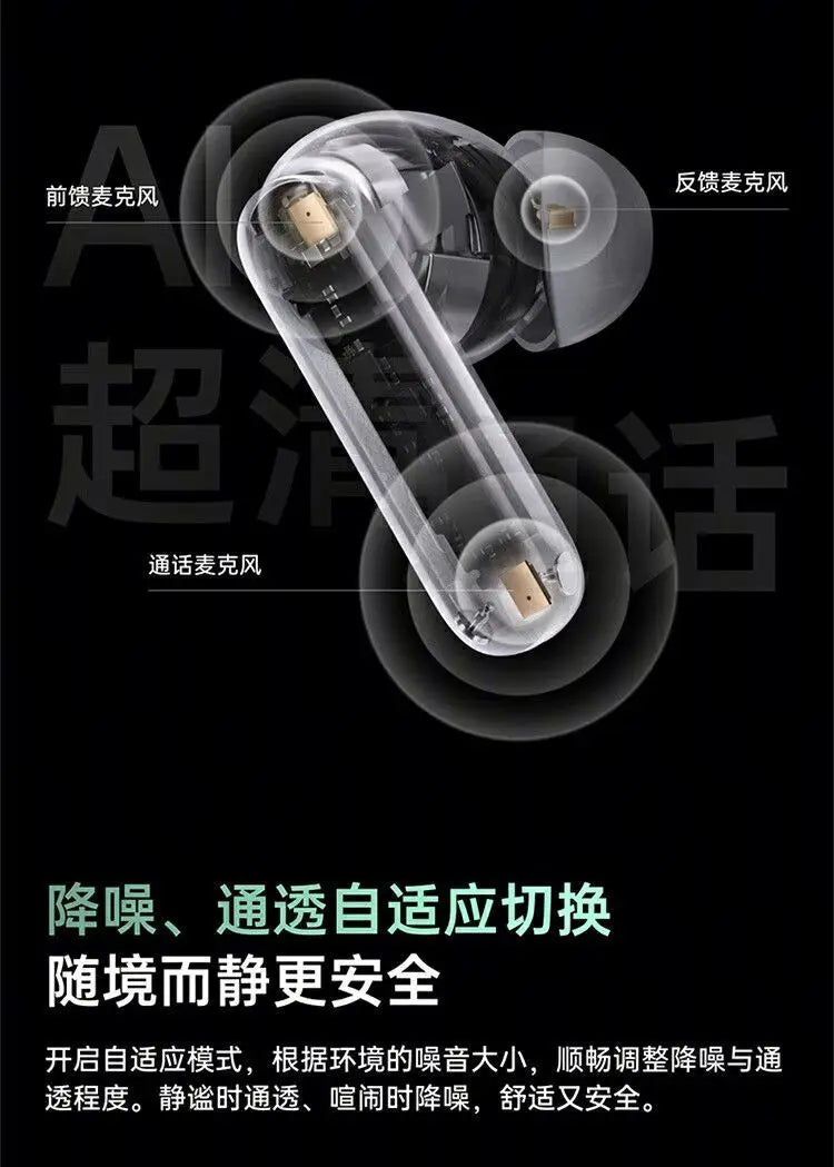 Oneplus Buds 4 TWS Wireless Bluetooth Earphone LHDC5.0 55dB Active Noise Canceling 45h Battery IPX4 Waterproof For Gaming Gym