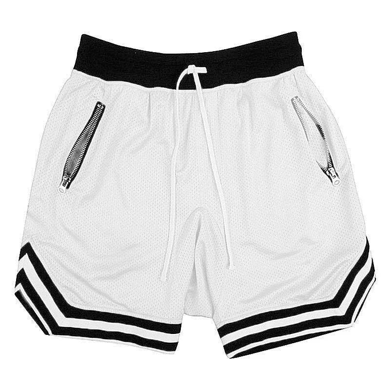 2026 NEW Summer Basketball Men Loose Sport Shorts Quick Drying Mesh Sports Five-point Pants Oversized Sports Shorts