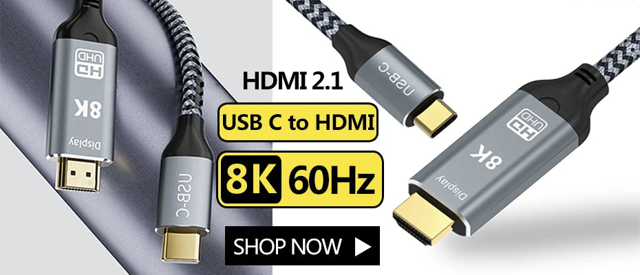 HDMI 2.1 Extension cable 8K HDMI 2.1 Cable Male to Female Extension 8K@60Hz 4K@120Hz For HDTV RTX PS5 Xbox HDR Video  PC Laptop