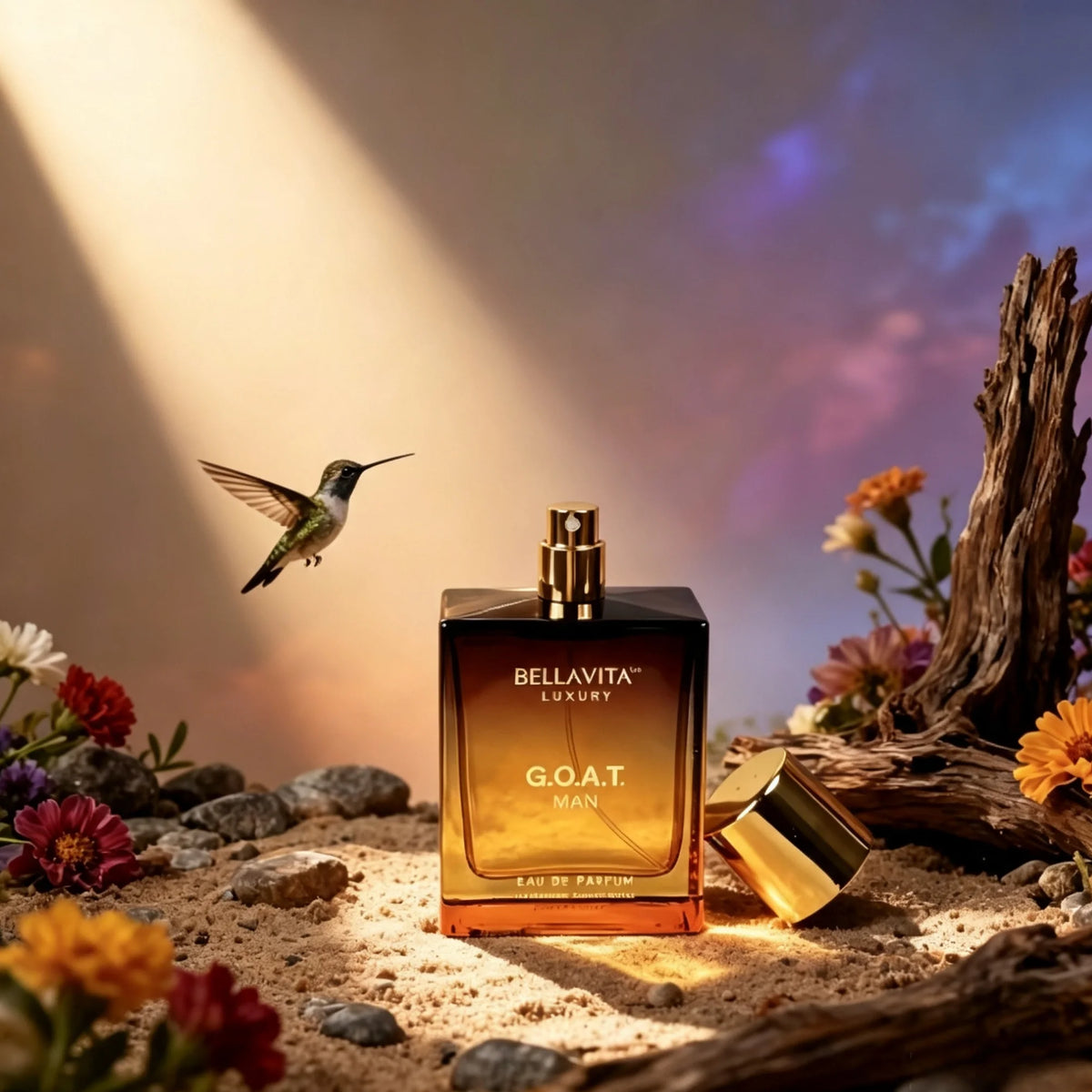 GOAT Eau De Parfum 100ml Long-Lasting Men's Perfume with Citrus Bergamot Patchouli & Vetiver Fragrance Notes