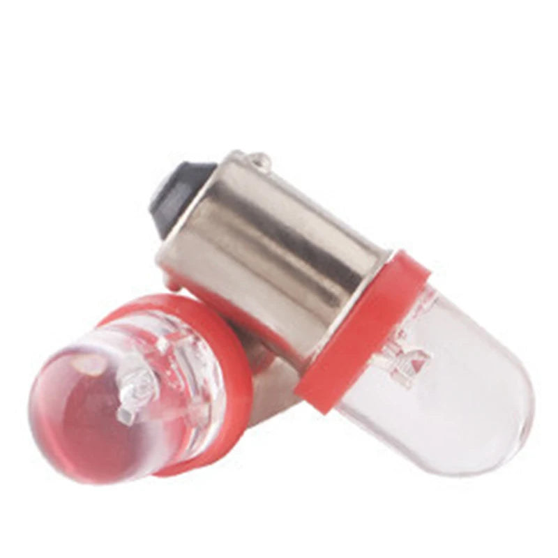 10pcs BA9S T4W LED Car light bulb T2W T3W Auto interior Lamp Round LEDs marker light emitting diode 12913 12910 12929