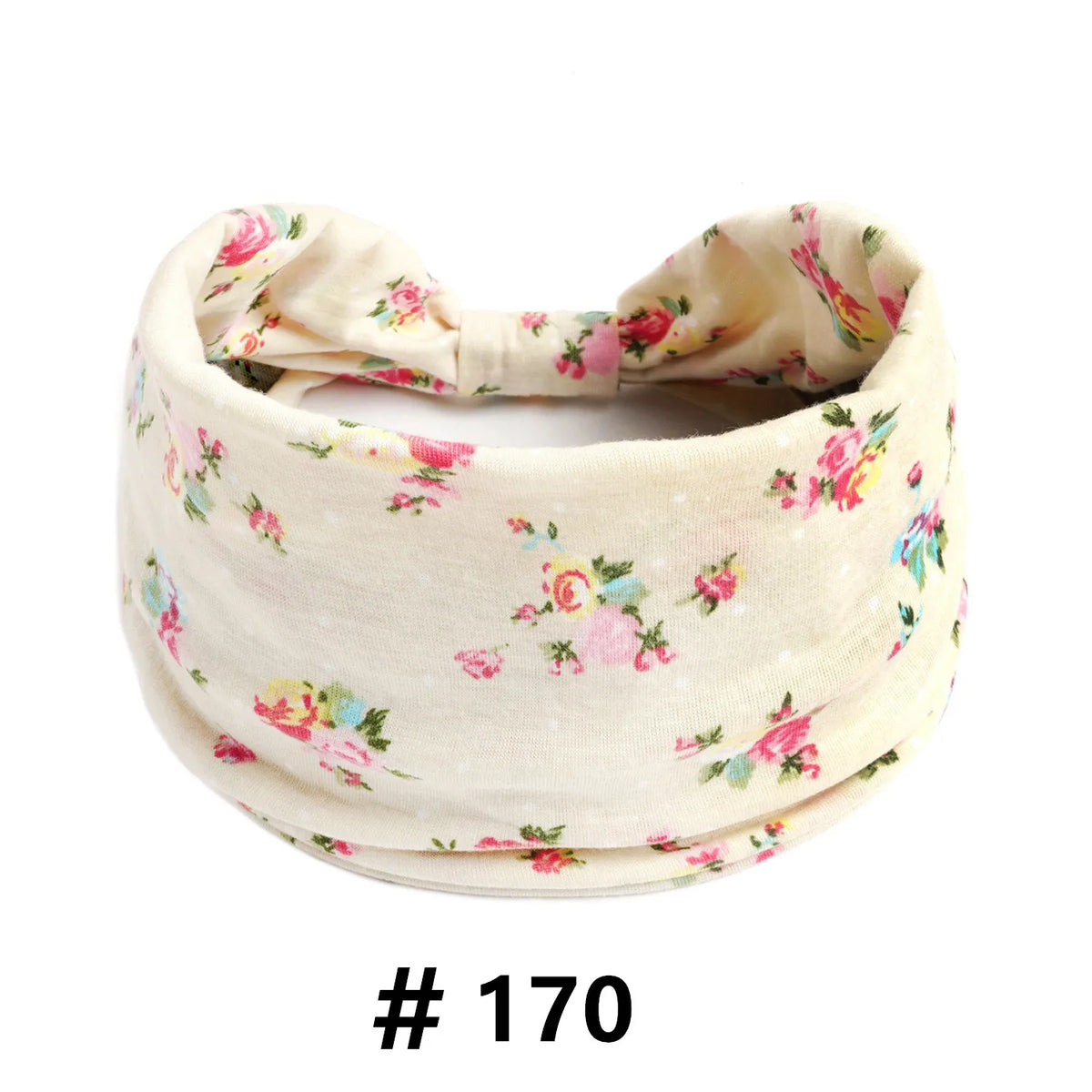Boho Headbands for Women Cotton Wide Head Bands Stretch Hairband Non Slip Workout Yoga Running Turban Headwrap Hair Accessories