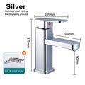 Stainless Steel Bathroom Faucet with Hot And Cold Water Outlet Valves Versatile Sink Faucet for Bathroom Cabinet And Basin