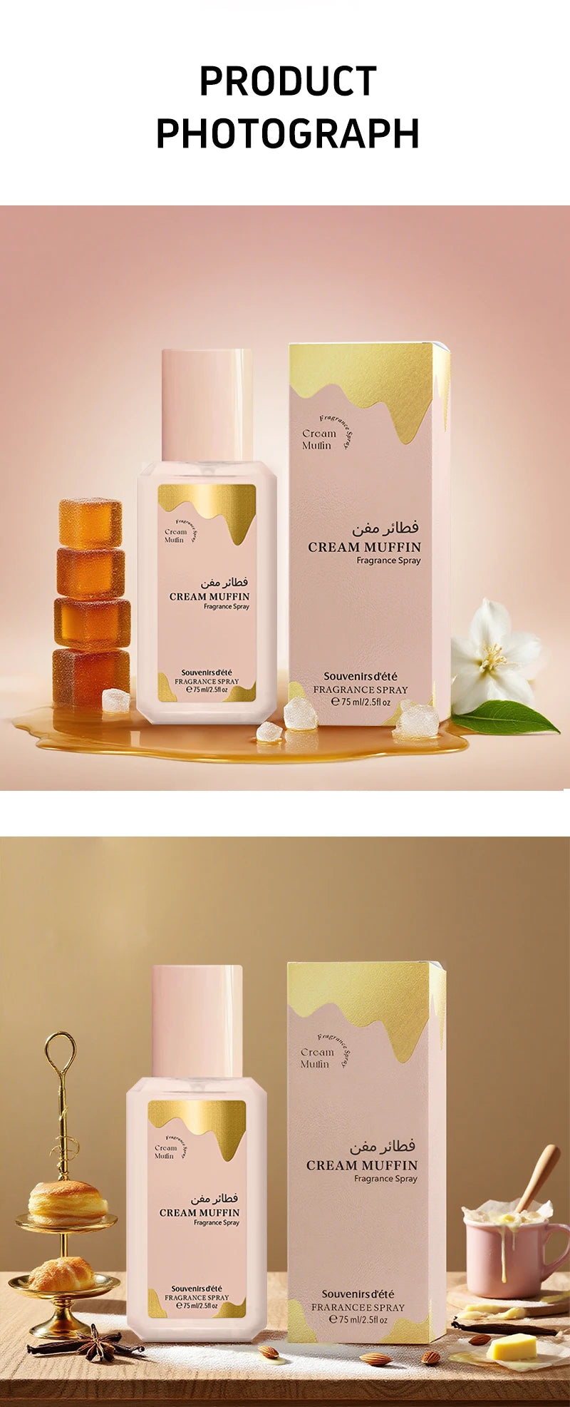 Floral Women's Light Fragrance, Fresh and Sweet Floral Notes, Elegant and Long-Lasting Fragrance, Suitable for Romantic Dates