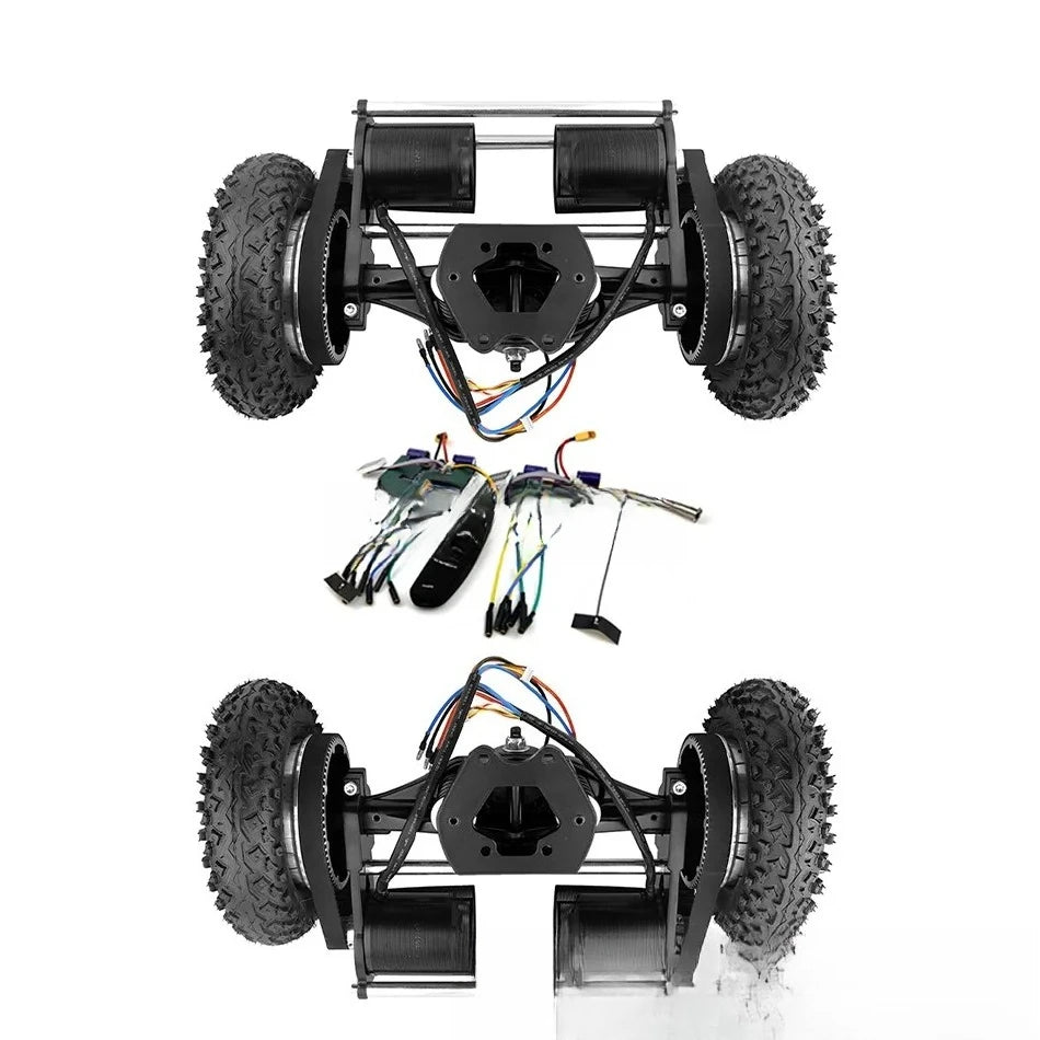 4WD Electric Skateboard Skateboard Belt Drive Frame Longboard Mountain Board 11 Inch Bracket