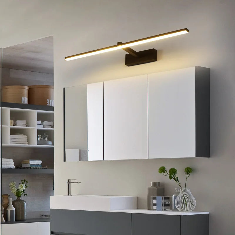 Modern LED Indoor Wall Lights, Bathroom Mirrors, Headlights, Study Rooms, Bedrooms, Waterproof, Creative Wall Lights, Lighting