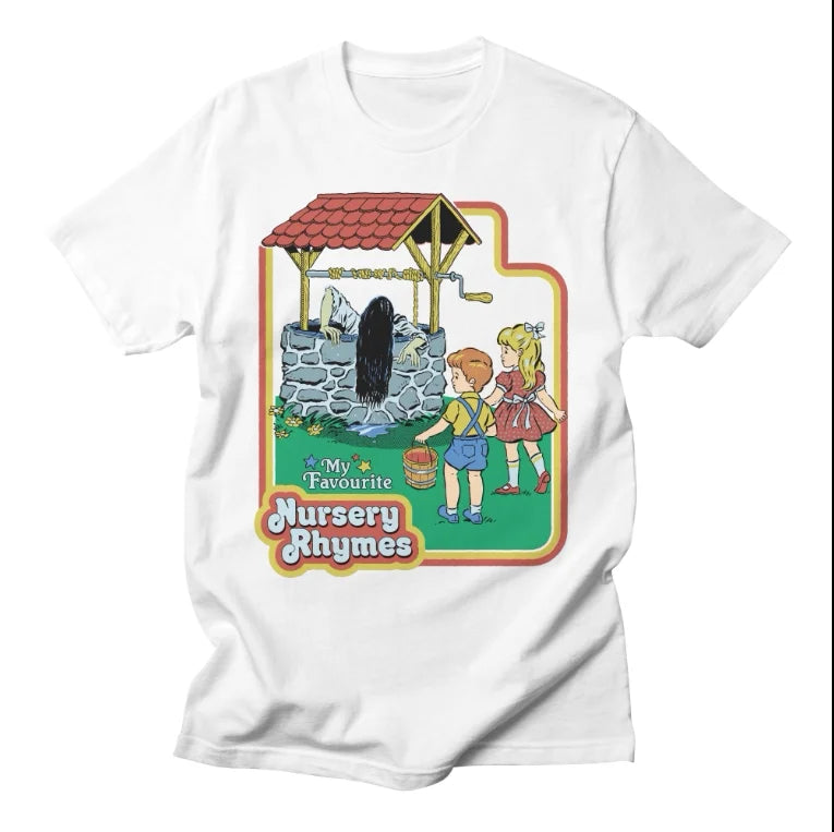 Classic Cartoon Anime, European and American Style Illustration, High Street Casual T-shirt, Men's and Women's Luxury  Top 2026