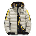 Ueteey Winter Warm Cotton Jacket Men 2023 Windproof Padded Thick Hooded Parkas Down Jakcets Casual Outdoor Mens Coat Streetwear