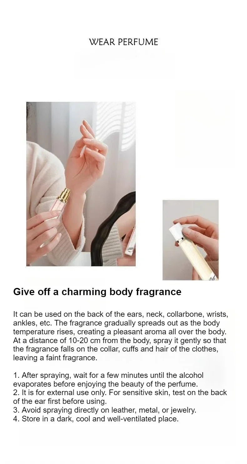 High-End Salon Grade Women's Perfume Fresh Natural Light Scent Long-Lasting Luxury Fragrance Affordable Alternative 15ml