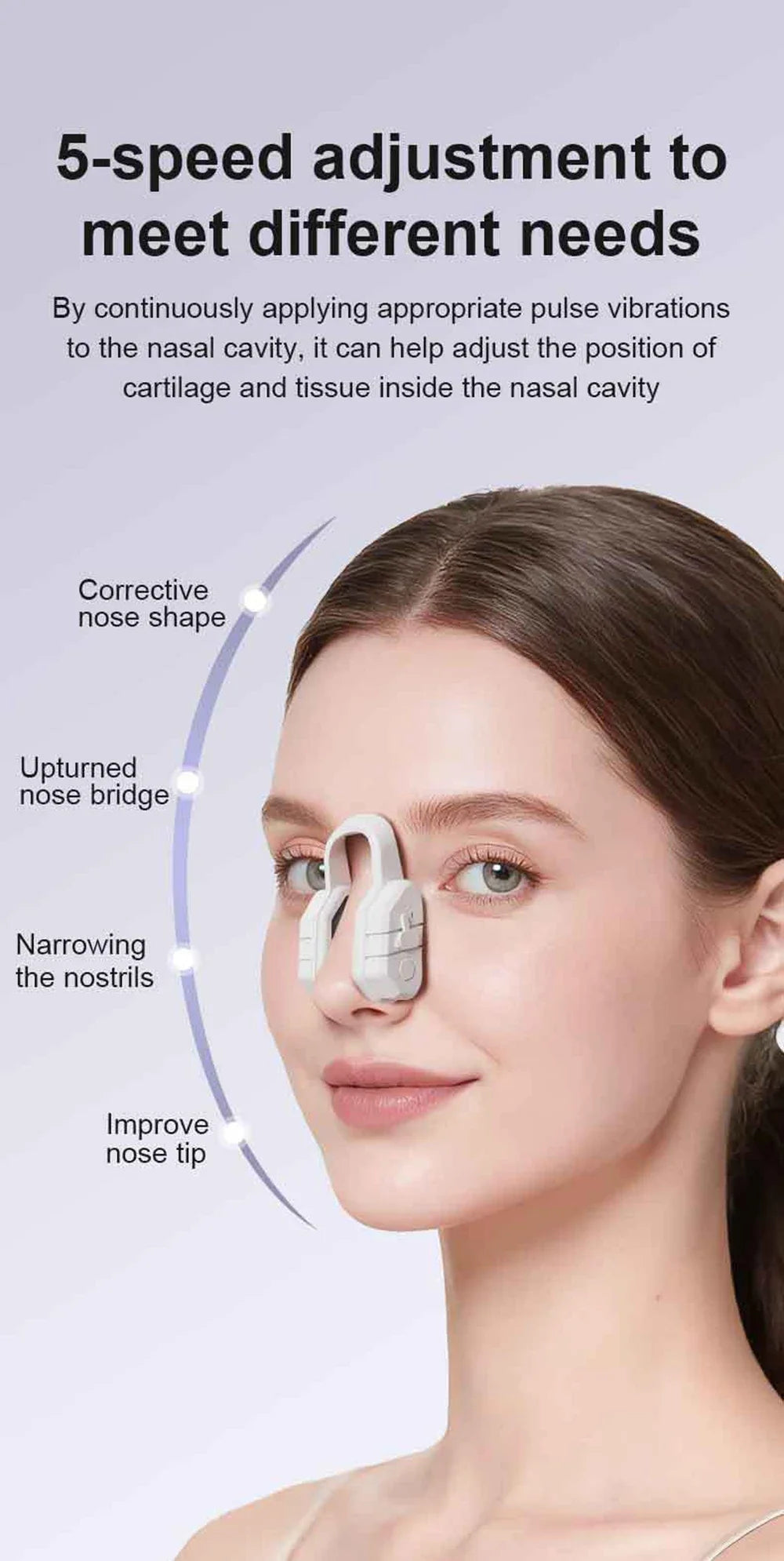 Beautiful Nose Clip EMS Nose Shaper Up Shaping Machine Lifting Nose Corrector Massage Tool Acial Corrector Slimmer Beauty Tool